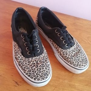 ** SOLD ** Cheetah Print VANS Women size 8